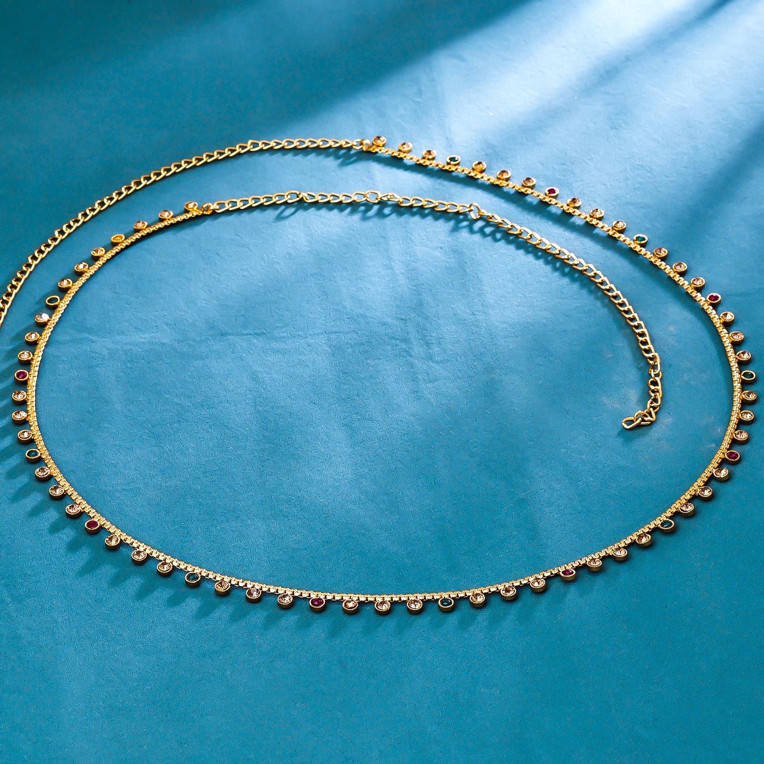 Sukkhi Elegant Golden Gold Plated Pearl Kamarband for Women