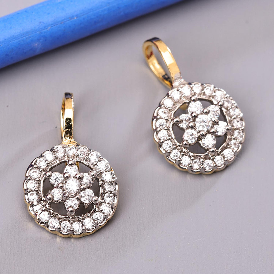 Sukkhi Adorable Golden Gold Plated CZ Nosepin for Women