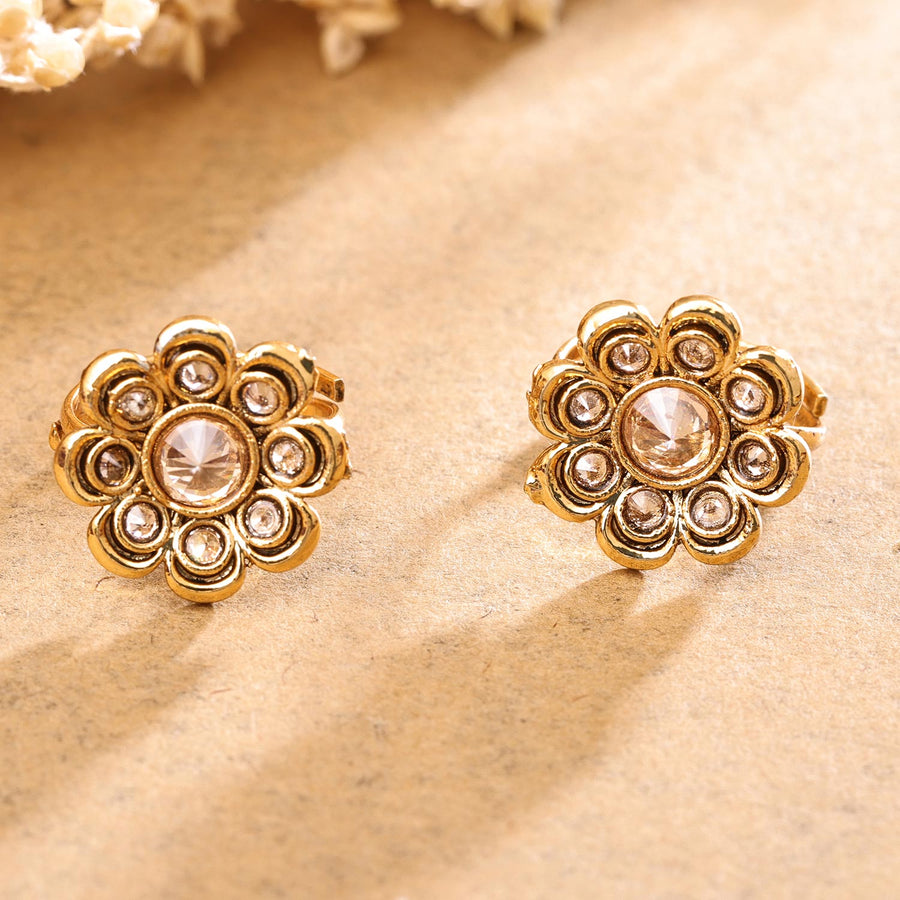 Sukkhi Trendy Golden Gold Plated Pearl Toe Ring for Women