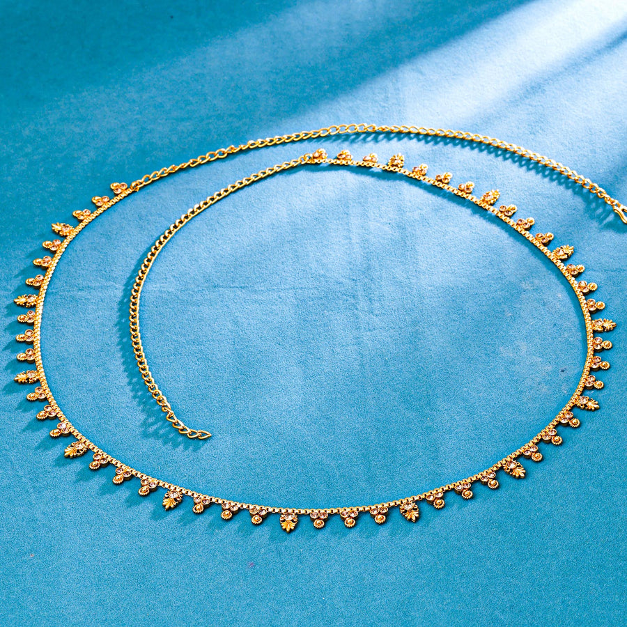 Sukkhi Lovley Golden Gold Plated Pearl Kamarband for Women