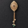 Sukkhi Elegant Maroon Gold Plated Pearl Brooch for Women