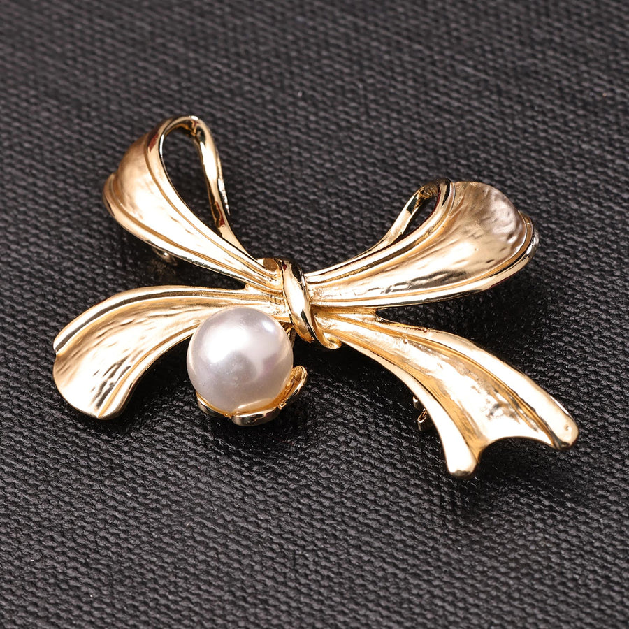 Sukkhi Exclusive Maroon Gold Plated Pearl Brooch for Women
