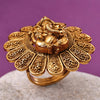 Sukkhi Ethnic Golden Ganpati Gold Plated NA Ring for Women