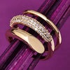 Sukkhi Fabulous Golden Gold Plated CZ Ring for Women