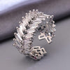 Sukkhi Awesome Silver Rhodium Plated CZ Ring for Women