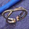 Sukkhi Attractive Golden Gold Plated CZ Ring for Women