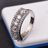 Sukkhi Beautiful Silver Rhodium Plated CZ Ring for Women