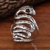 Sukkhi Lavish Silver Snake Rhodium Plated Pearl Ring for Women