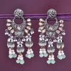 Sukkhi Knockout Grey Rhodium Plated Pearl Dangler Earring For Women