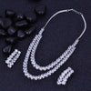 Sukkhi Telegenic White Rhodium Plated Cz Choker Necklace Set For Women