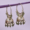 Sukkhi Enticing Silver Gold Plated Pearl Jhumki Earring For Women