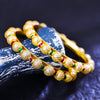 Sukkhi Personable Multicolor Gold Plated Pearl Traditional Bangle For Women