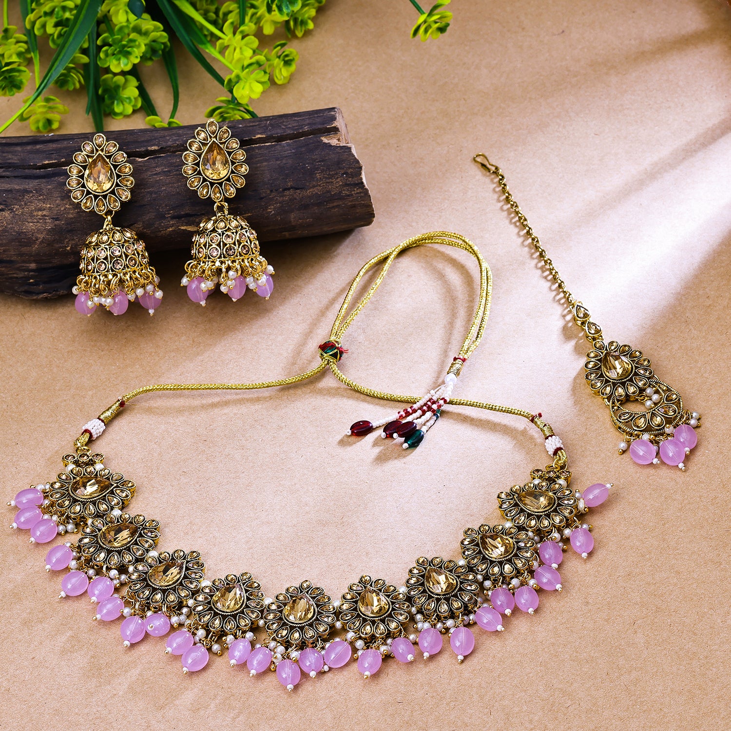 Ridhi Choker Set – The Pink Bazaar