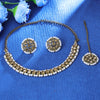 Sukkhi Enticing Gold Plated White Pearl Choker Necklace Set With Maang Tikka for Women