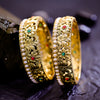 Sukkhi Elfin Multicolor Pearl & Polki Stone Gold Plated Traditional Set Of 2 Bangles for Women