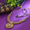 Sukkhi Slick Golden Austrian Stone Gold Plated Traditional Necklace Set for Women