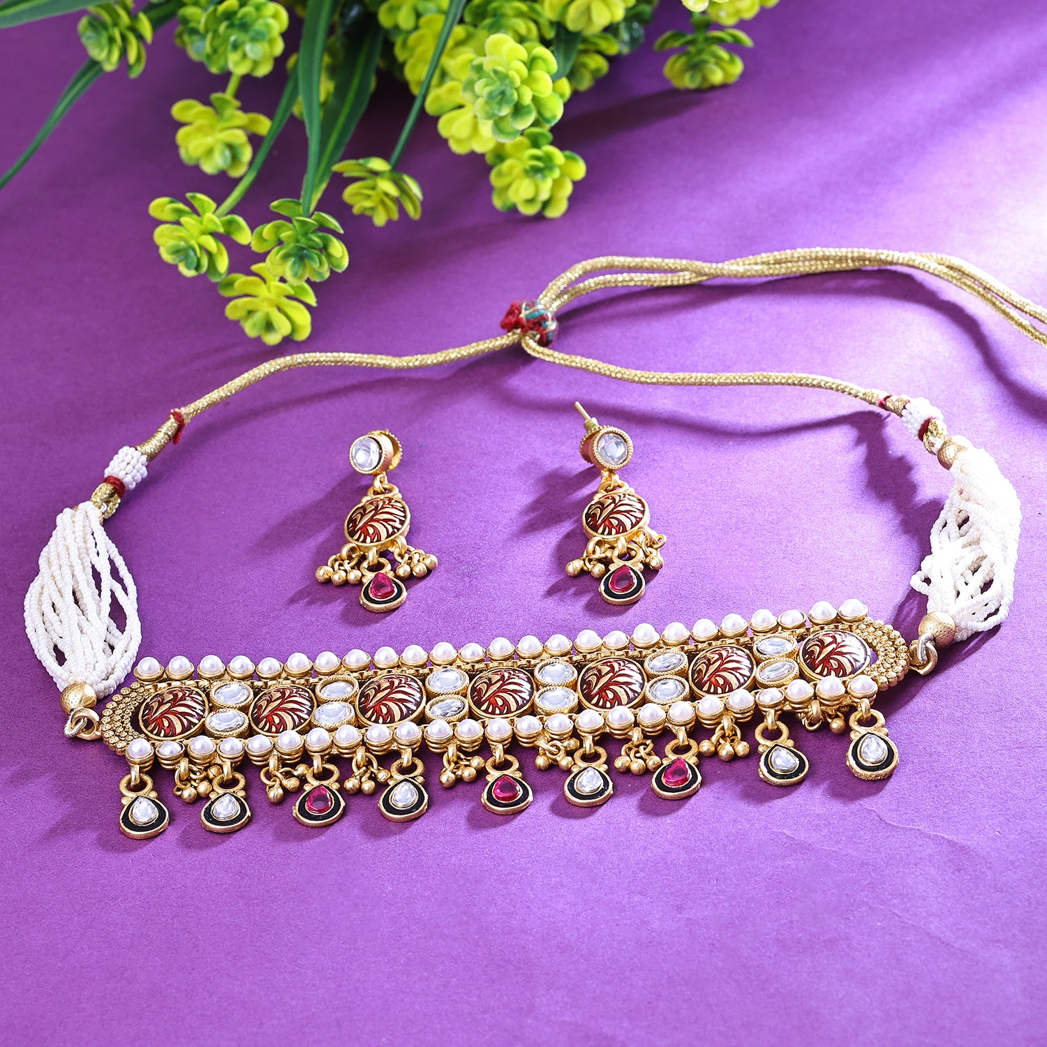 Buy White Necklace Set | Darpan Mangatrai Online | Mangatrai Pearls &  Jewellers