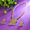 Sukkhi Arresting Golden Kundan Gold Plated Traditional Necklace Set for Women