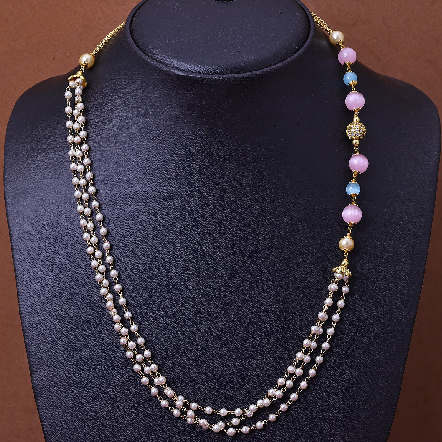Sukkhi Bewitching Golden Color Stone Gold Plated Collar Necklace for Women