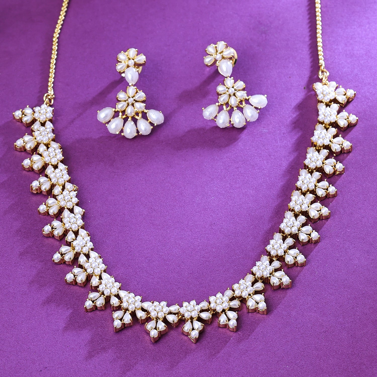 Swarovski Symbolic necklace, Set (2), Moon and star, Black, Rose gold-tone  plated