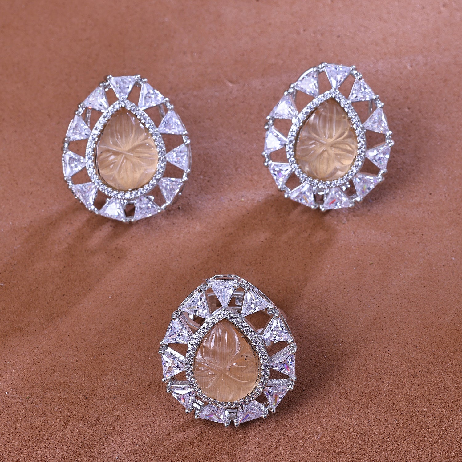 Buy Antheia Cz Drop Earrings Online  The Glocal Trunk