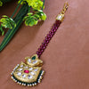 Sukkhi Elfin Multicolor Kundan And Color Stone Gold Plated Traditional Maang Tikka for Women