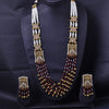 Sukkhi Mesmerizing Red Kundan Gold Plated Traditional Necklace Set for Women