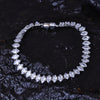 Sukkhi Charismatic Silver CZ Stone Rhodium Plated Party Wear Bracelet for Women