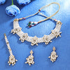 Sukkhi Glistening Gold Plated Choker Necklace Set For Women