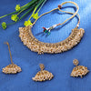 Sukkhi Trendy Gold Plated Choker Necklace Set For Women