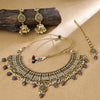 Sukkhi Attractive Gold Plated Choker Necklace Set For Women