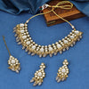 Sukkhi Dazzling Gold Plated Choker Necklace Set For Women