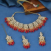 Sukkhi Classic Gold Plated Choker Necklace Set For Women