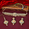 Sukkhi Traditional Gold Plated Choker Necklace Set For Women