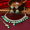 Sukkhi Pleasing Gold Plated Choker Necklace Set For Women