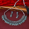 Sukkhi Elegant Oxidised Choker Necklace Set For Women