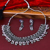 Sukkhi Elegant Oxidised Choker Necklace Set For Women