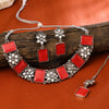 Sukkhi Elegant Oxidised Choker Necklace Set For Women