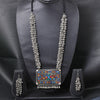 Sukkhi Beguiling Oxidised Long Haram Necklace Set For Women