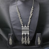 Sukkhi Gleaming Oxidised Long Haram Necklace Set For Women