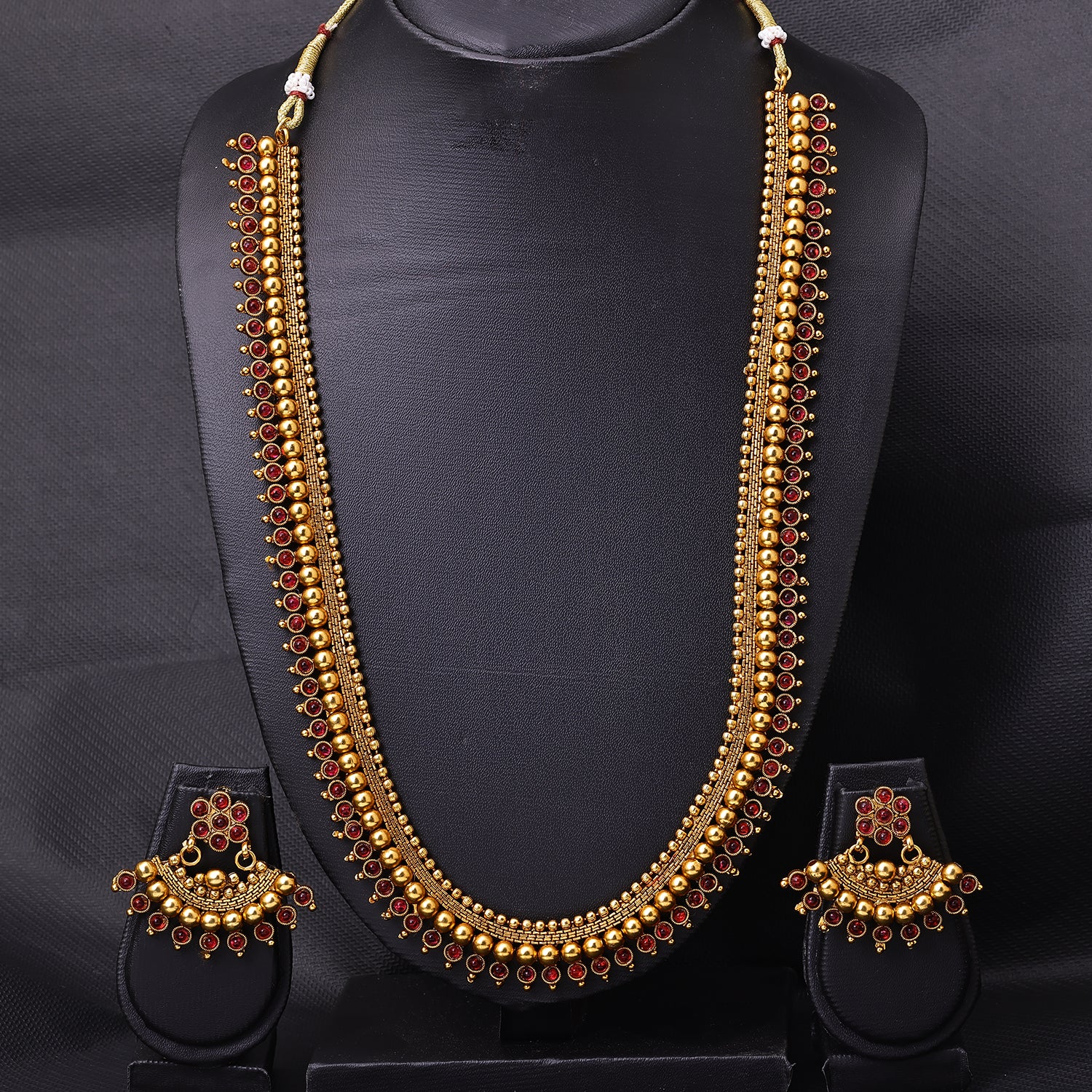 Sukkhi Beautiful Gold Plated Long Haram Necklace Set For Women