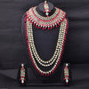 Sukkhi Antique Gold Plated Dual Necklace Necklace Set For Women