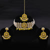 Sukkhi Delicate Gold Plated Choker Necklace Set For Women