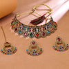 Sukkhi Mesmerizing Gold Plated Choker Necklace Set For Women