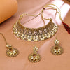 Sukkhi Fabulous Gold Plated Choker Necklace Set For Women