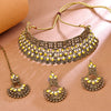 Sukkhi Lovely Gold Plated Choker Necklace Set For Women