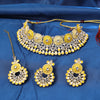 Sukkhi Pleasing Gold Plated Choker Necklace Set For Women