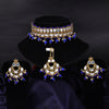 Sukkhi Good-looking Gold Plated Choker Necklace Set For Women