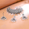 Sukkhi Trendy Oxidised Choker Necklace Set For Women