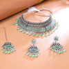 Sukkhi Awesome Oxidised Choker Necklace Set For Women